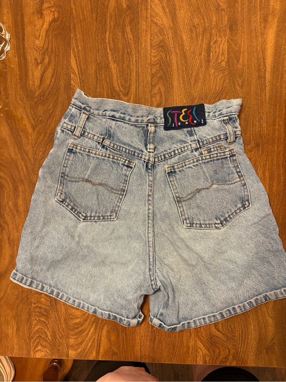 Steel size 6 light blue Denim High-Waist Women’s Shorts